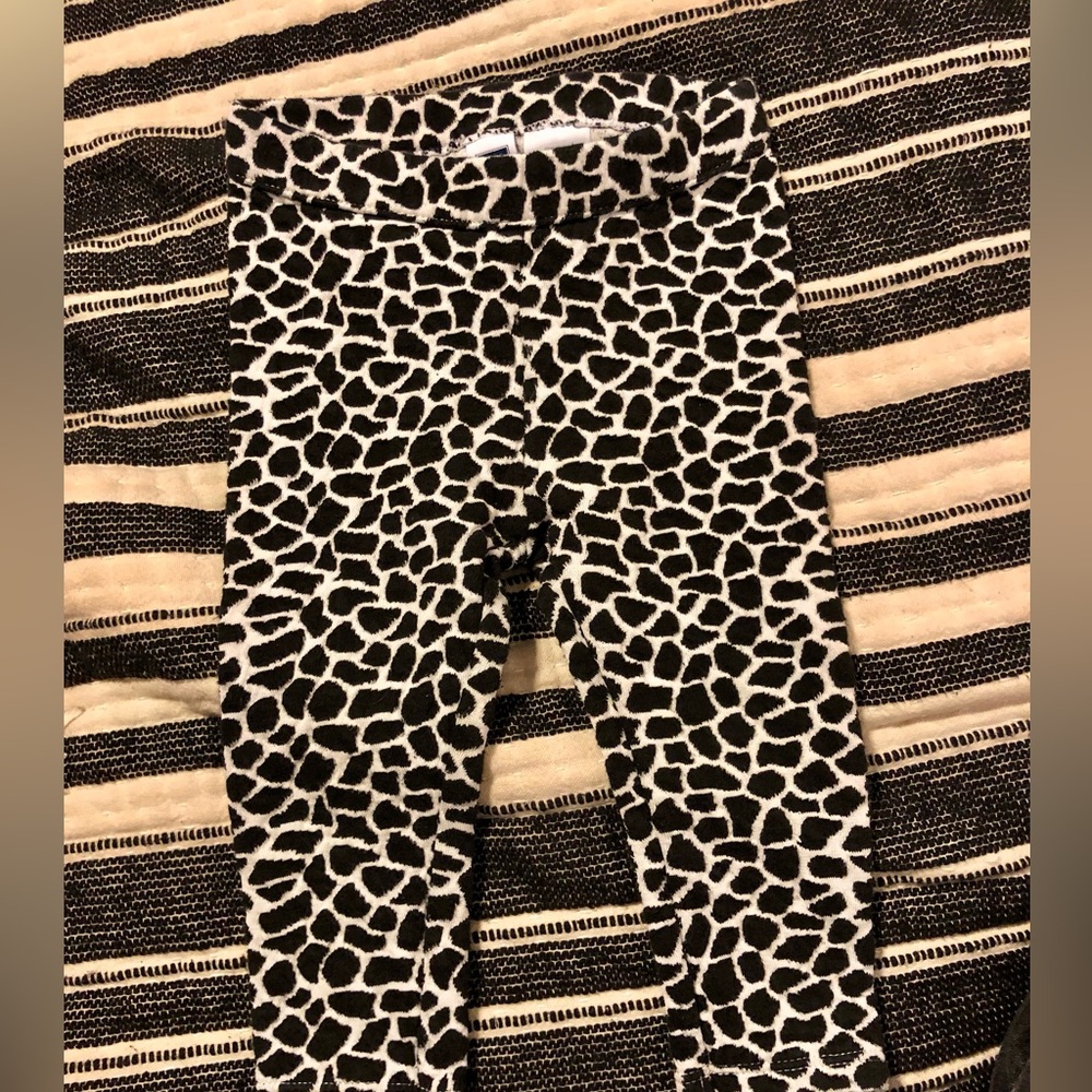 Janie & Jack Giraffe Animal Print Pants 12-18mo